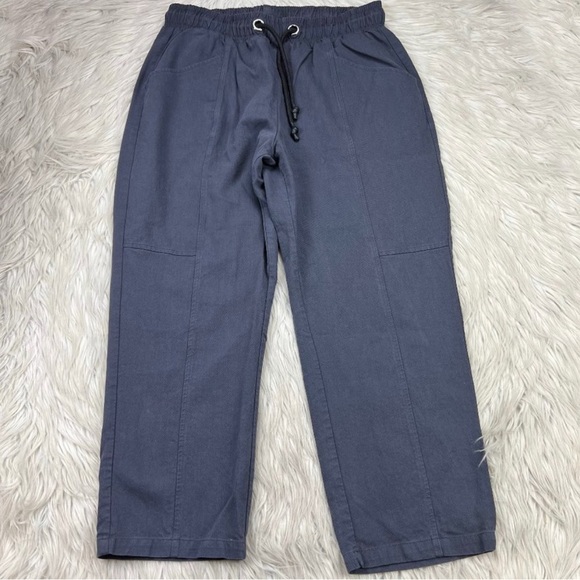 Zara Pants - Zara Women's Gray Straight Leg Utility Twill Jogger Pants XL